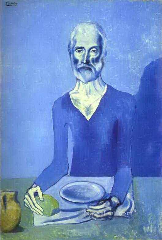 Ascetic 1903 cubist Pablo Picasso Oil Paintings